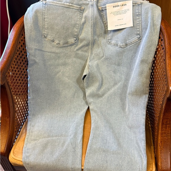 Good American Light Blue Distressed Jeans - Picture 5 of 5